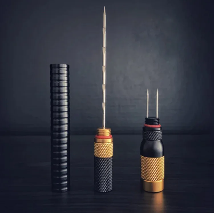 Factory Wholesale Portable Multifunctional Cigar Metal Drill Needles Low-Cost Cigar Tools Including Cigar Knife Gift Box Travel