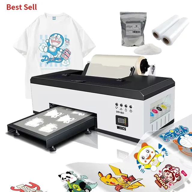 A3 DTF Printer T-Shirt Textile Printing Machine Heat PET Film DTF Printer all in one A3 DTF Printer 1390 XP600