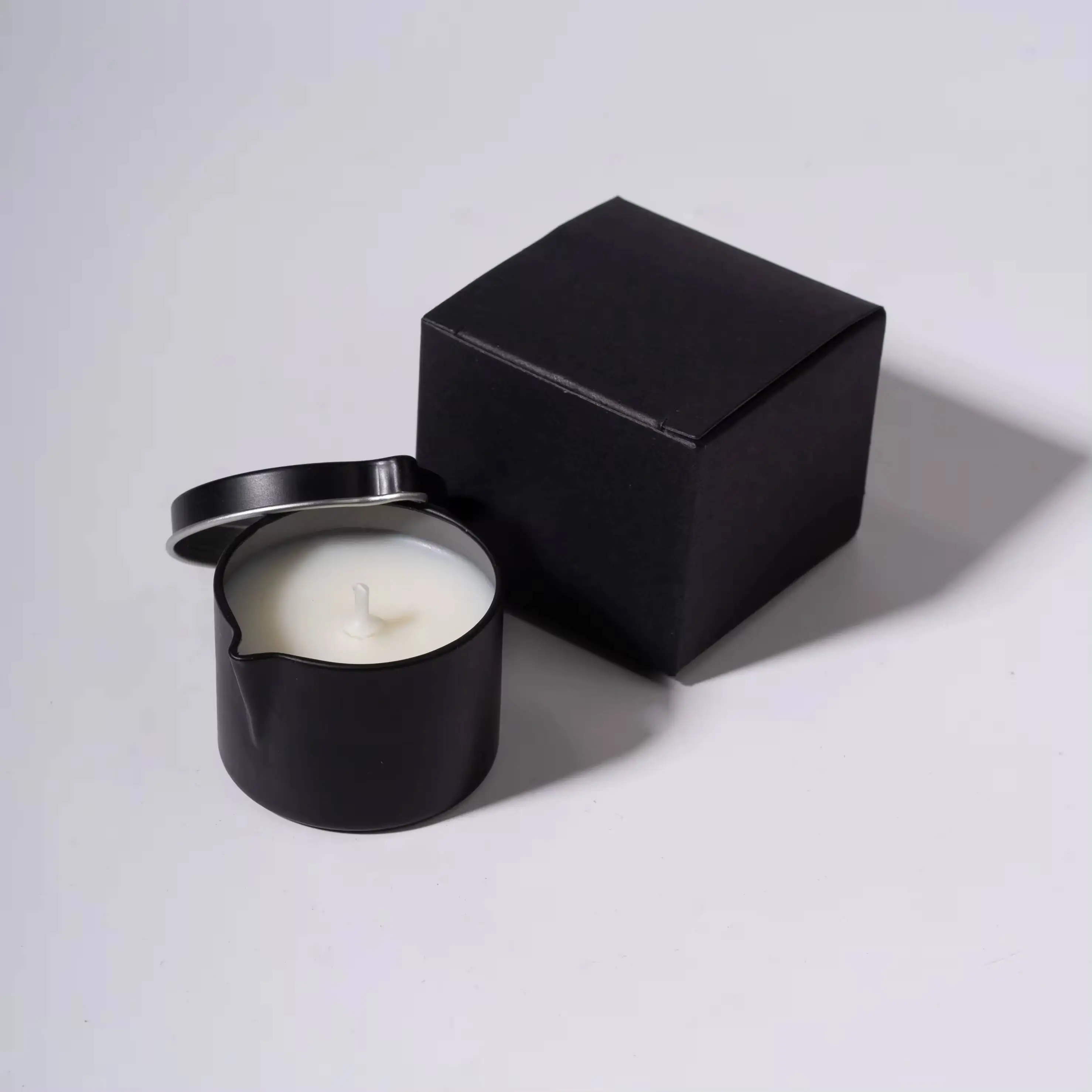 wholesale luxury custom vegan sex coconut wax body candle smokeless massage oil scented massage candles for couples