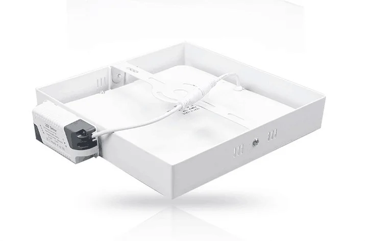 Square 24W Home Indoor High Lumens Long Lifespan Aluminum Frame LED White Surface Panel Light