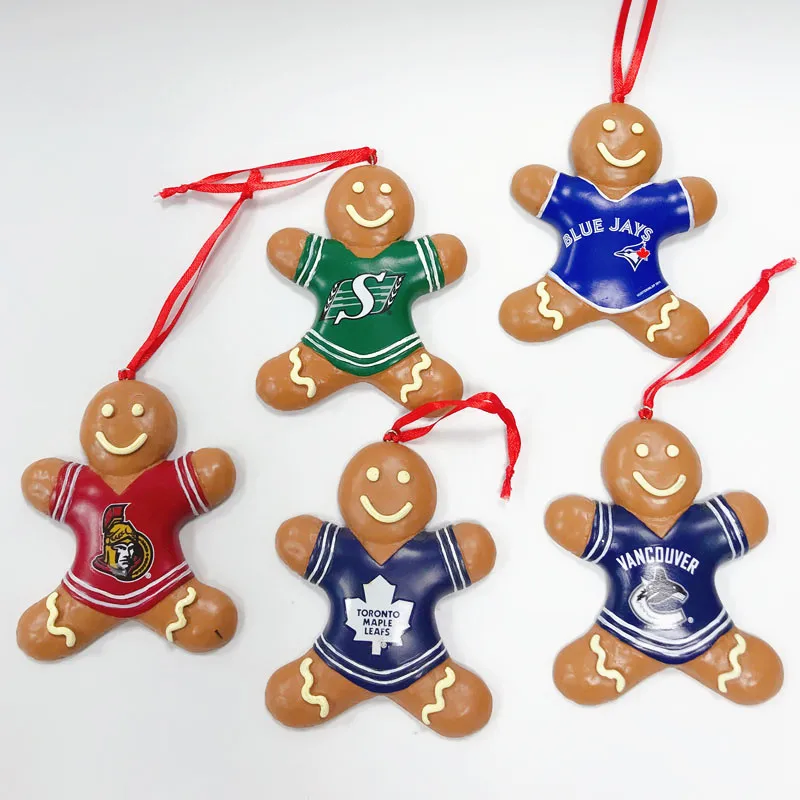 Personalized Christmas Tree Gingerbread Decorations Indoor Gingerbread Man Christmas Ornaments