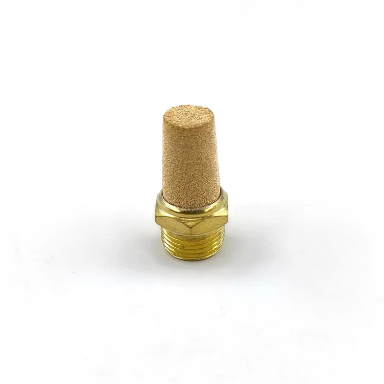 SNS PSB Series factory solenoid silencer BSL brass pneumatic silencer air manifold valve silencer