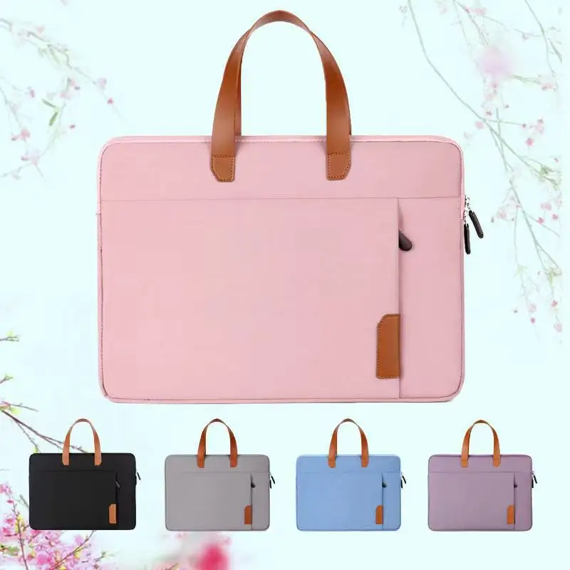 Custom Logo Business Waterproof Laptop Tote Bag Computer Notebook Laptop Sleeve Cases Luxury Tablet Cover for Men Women