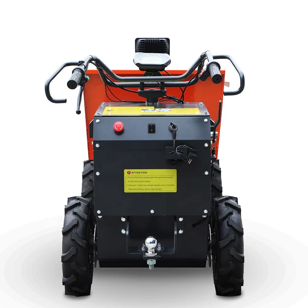 Power self-loading wheel barrow electric mini dumper for garden with patent