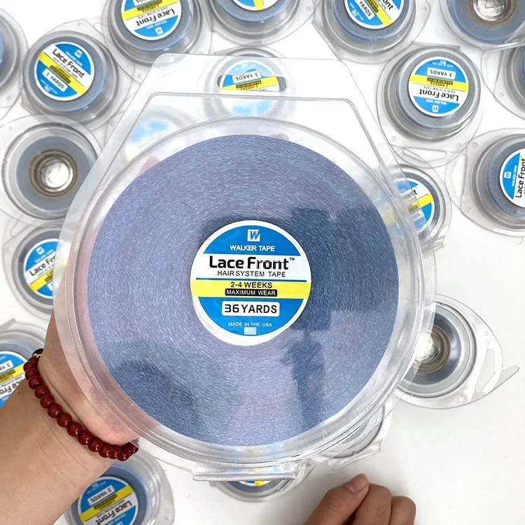 36 yard Waterproof Walker Tape Lace Front Tape Rolls Double Side Strong Adhesive Hair System Tape for Wig Toupee Hair Extensions