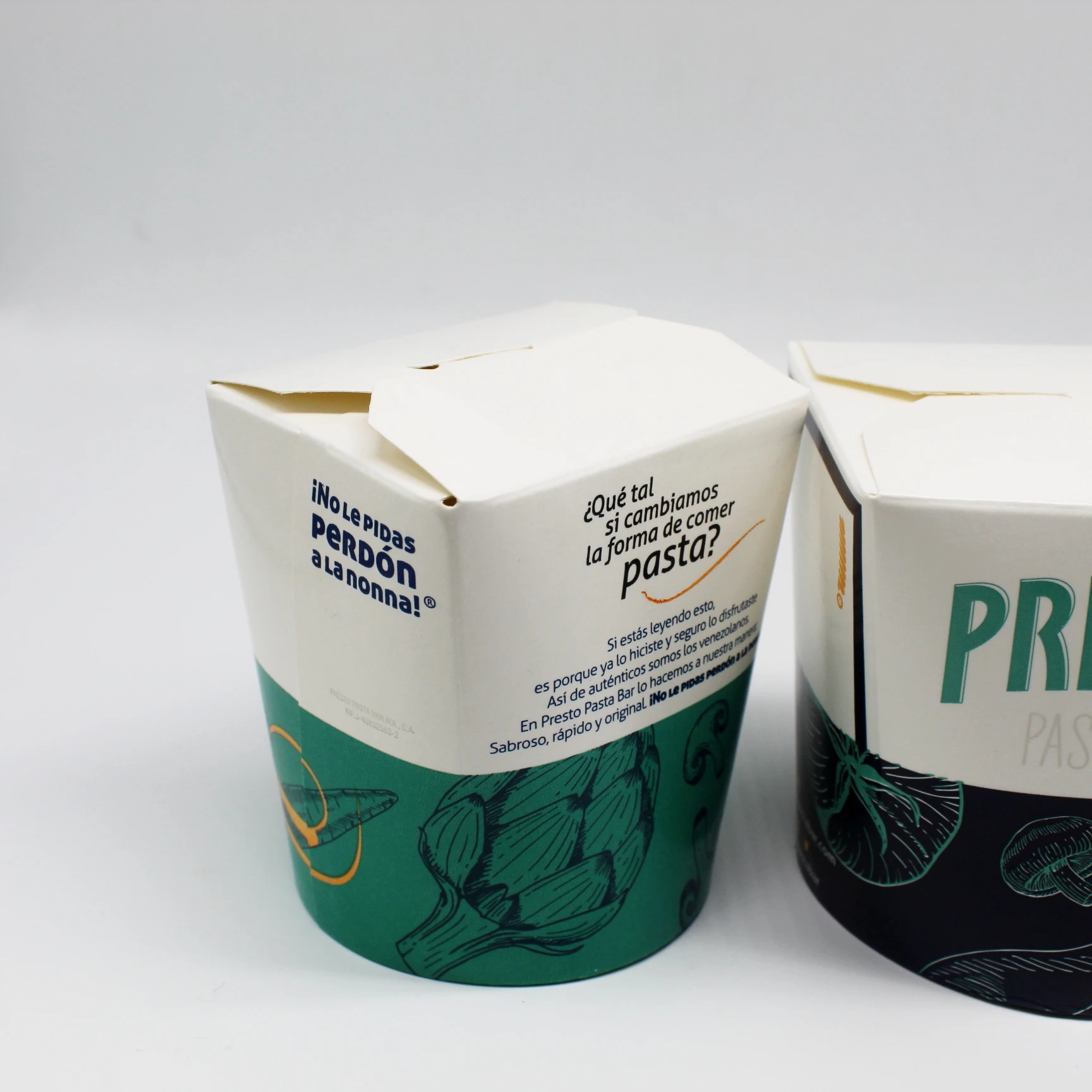 Lunch box paper hard food noodle boxes