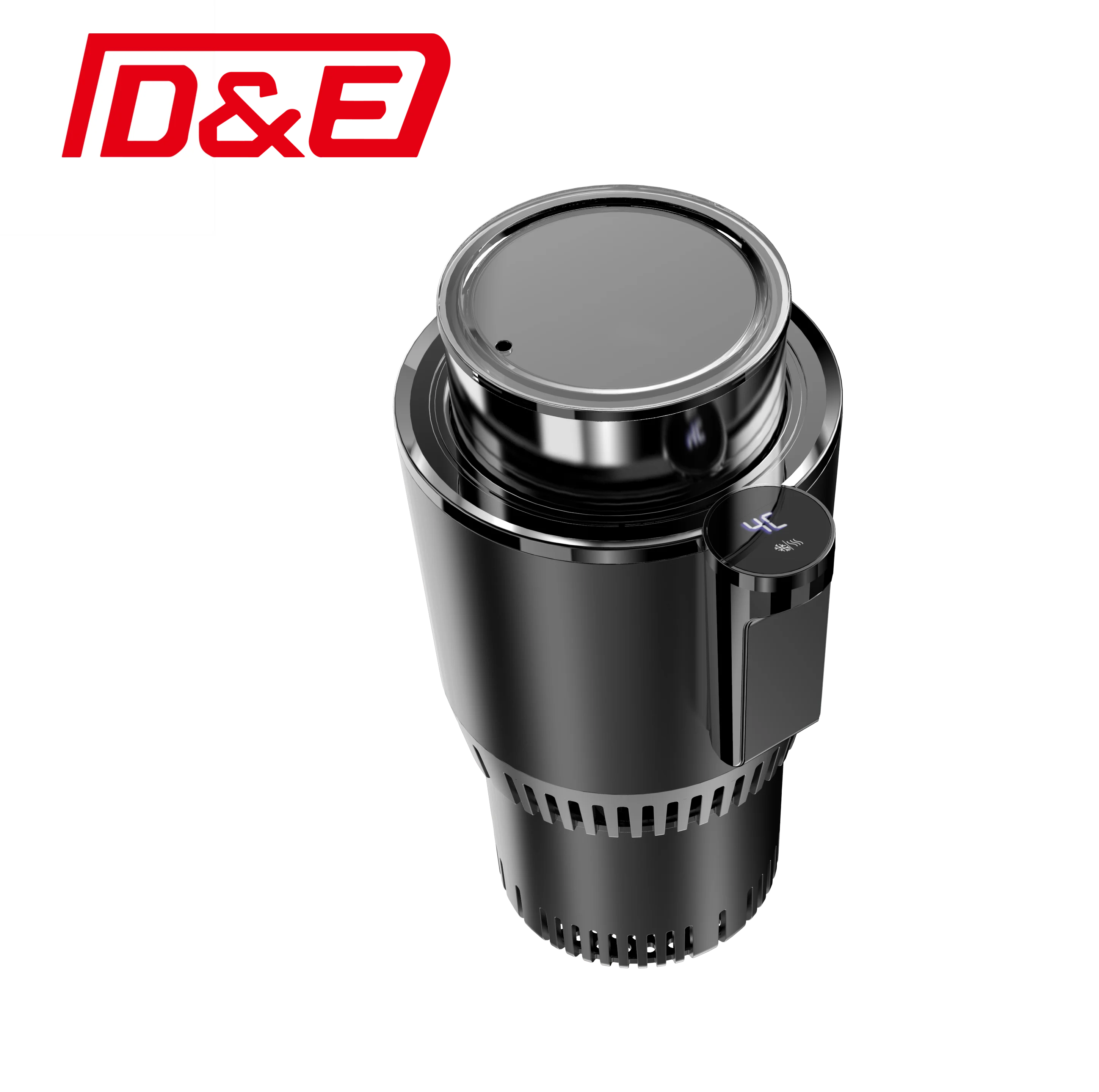 Auto Cool and Heat Cup with Aluminum Portable Cooler and Heater Cup  for Car Truck Office