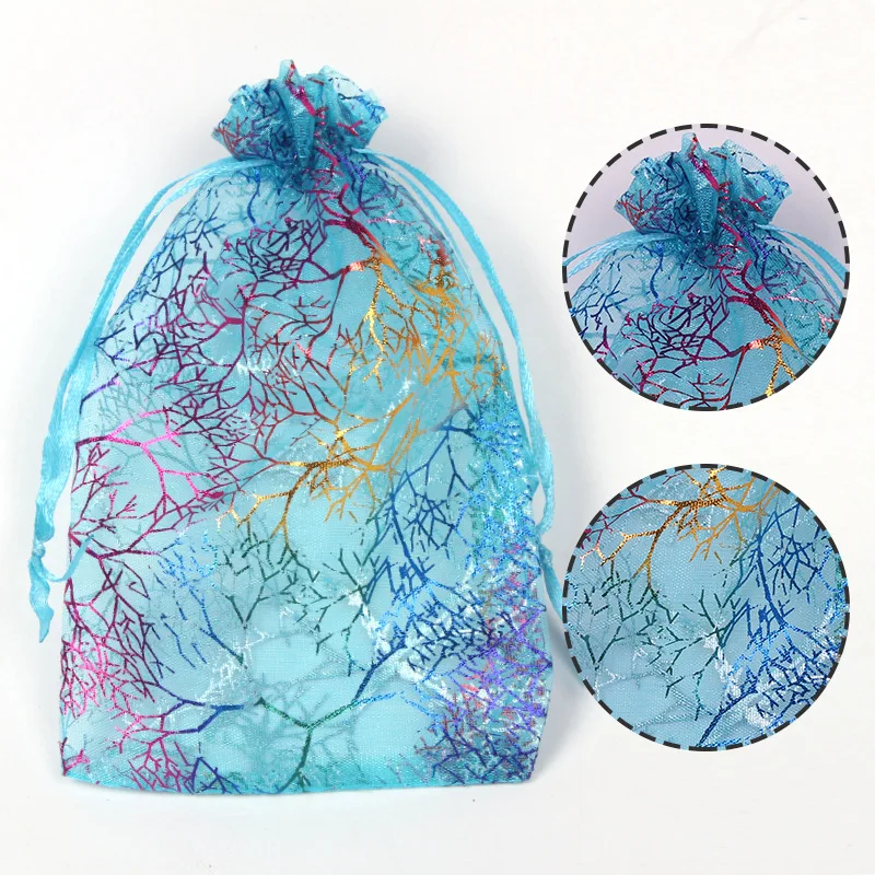 Jewelry Gift Package Bags Organza Yarn Pouch Mesh Gift Pouches Gift Bags