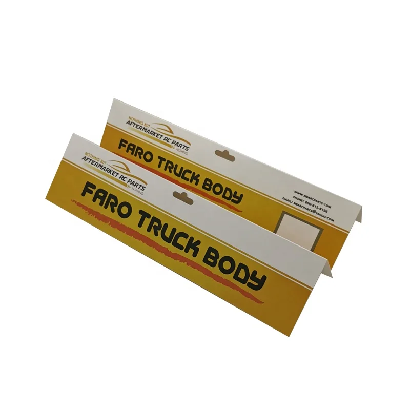 Оптовая продажа дизайн упаковки картонный заголовок на заказ с подвеской