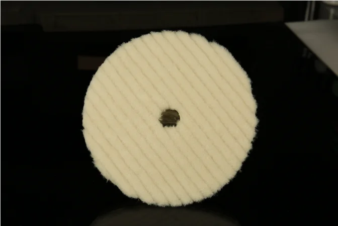 Steak woolen cutting pad for car  polishing