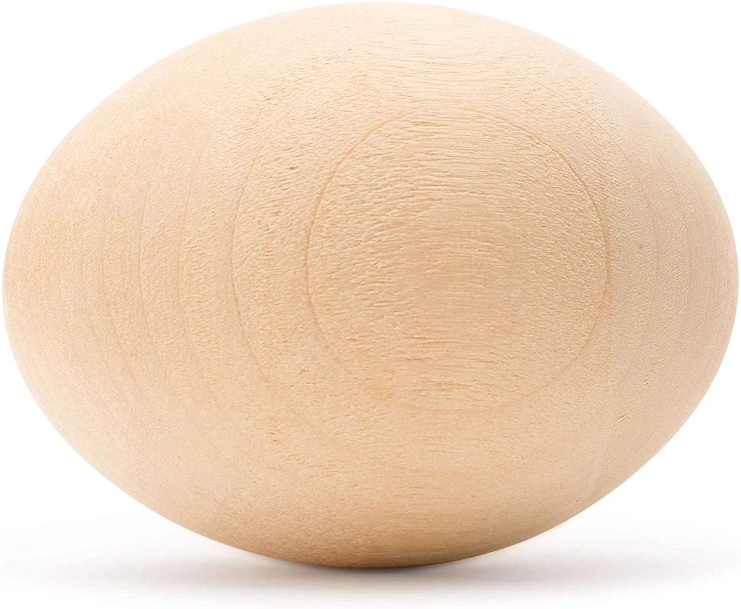 Гладкие деревянные яйца, пасхальные украшения для яиц, необработанные деревянные пасхальные яйца