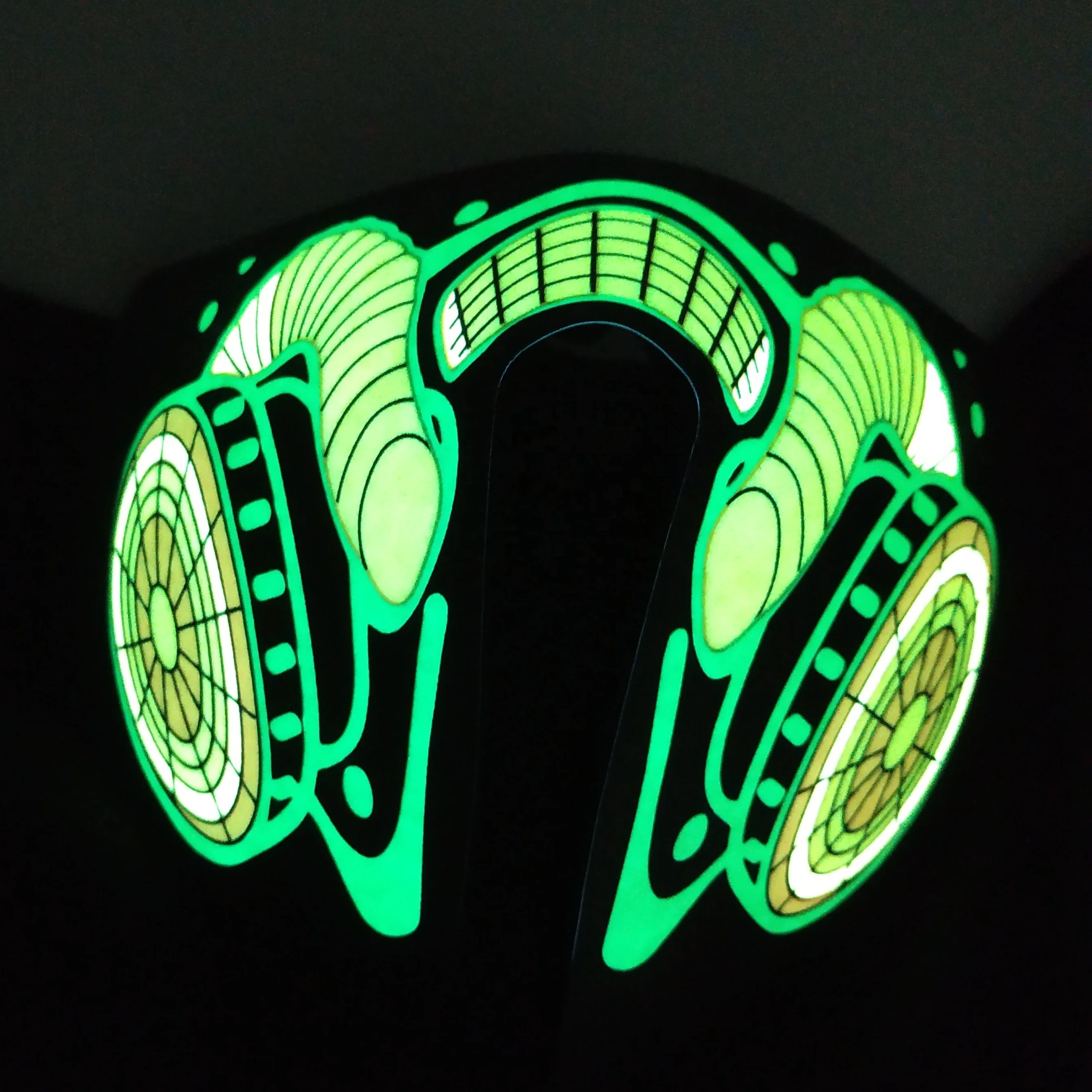 Light up party half face sound activated led el panel masquerade masks with inverter