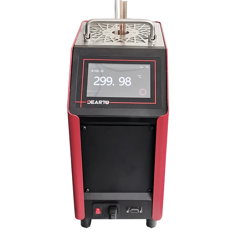 Portable PID adjustment touch screen control dry insert block 50~1200 C temperature calibration furnace