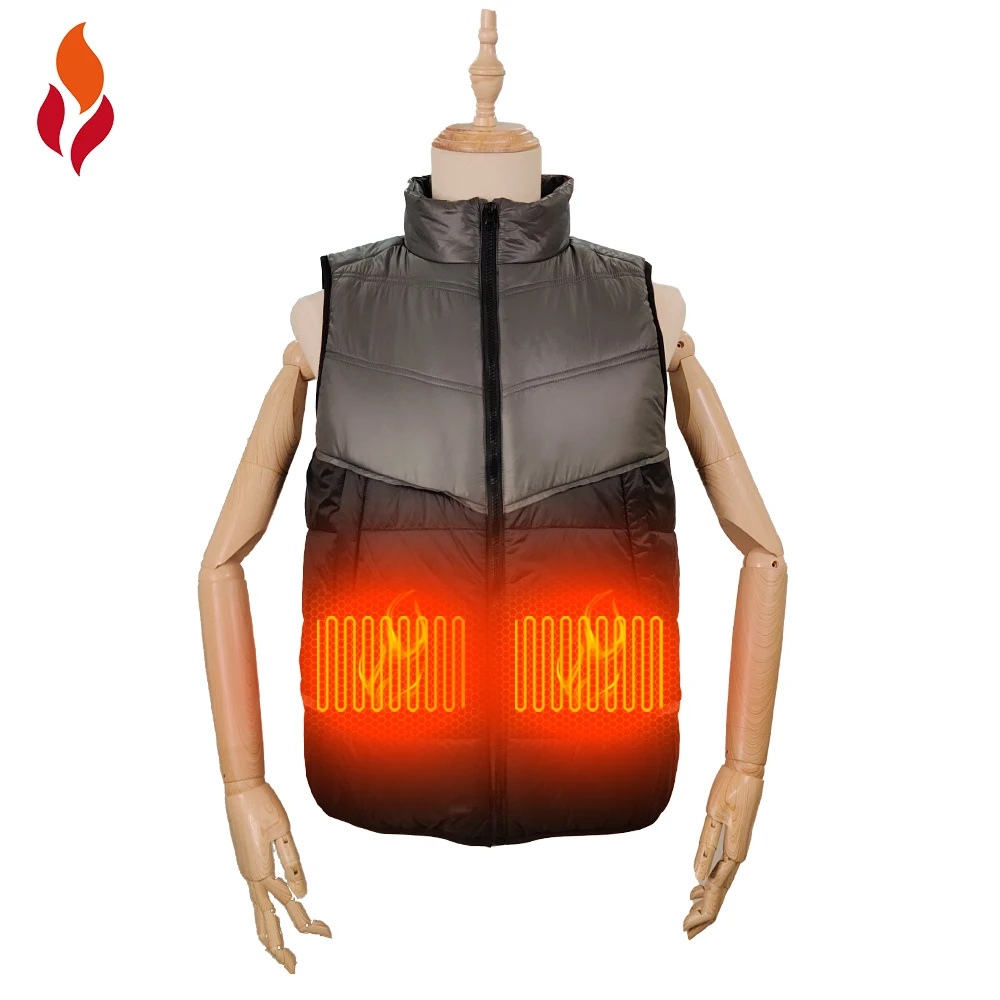 Heating vest Women cotton Vest Winter Electrical Vests For Men USB Heating Thermal Clothing Sleeveless jacket