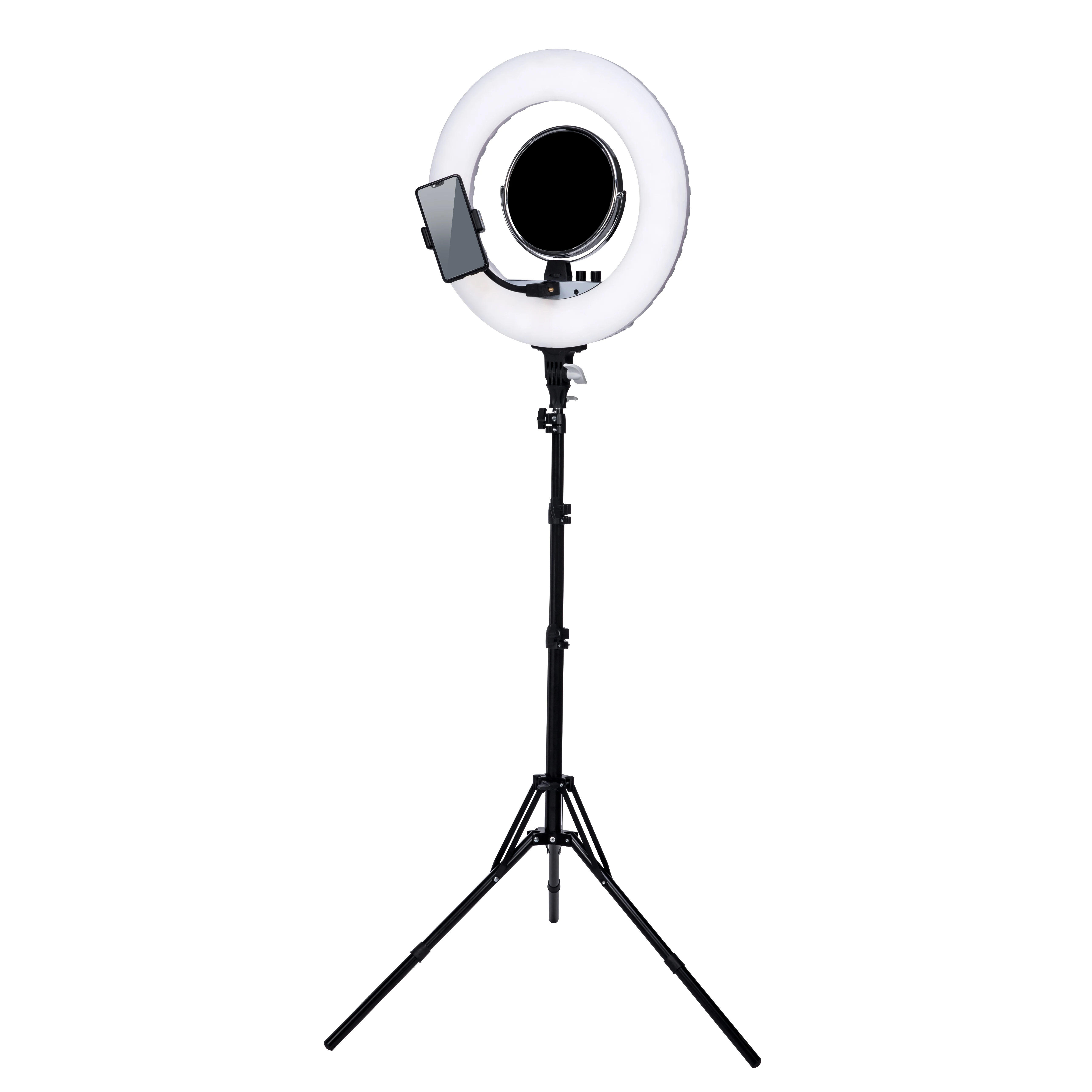 Professional Manufacture  large aperture beautiful skin equipment tripod ring light
