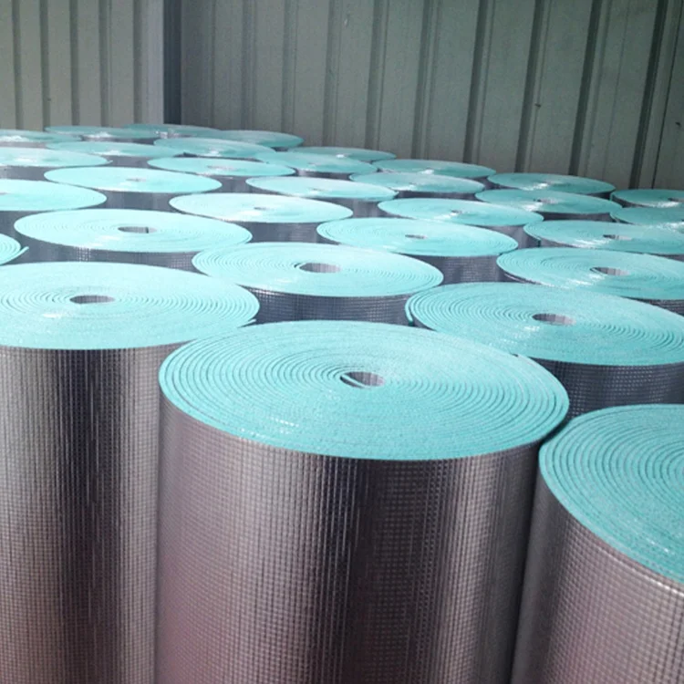 Heat shield Double Sided Aluminum Foil Foam Roofing Insulation Material