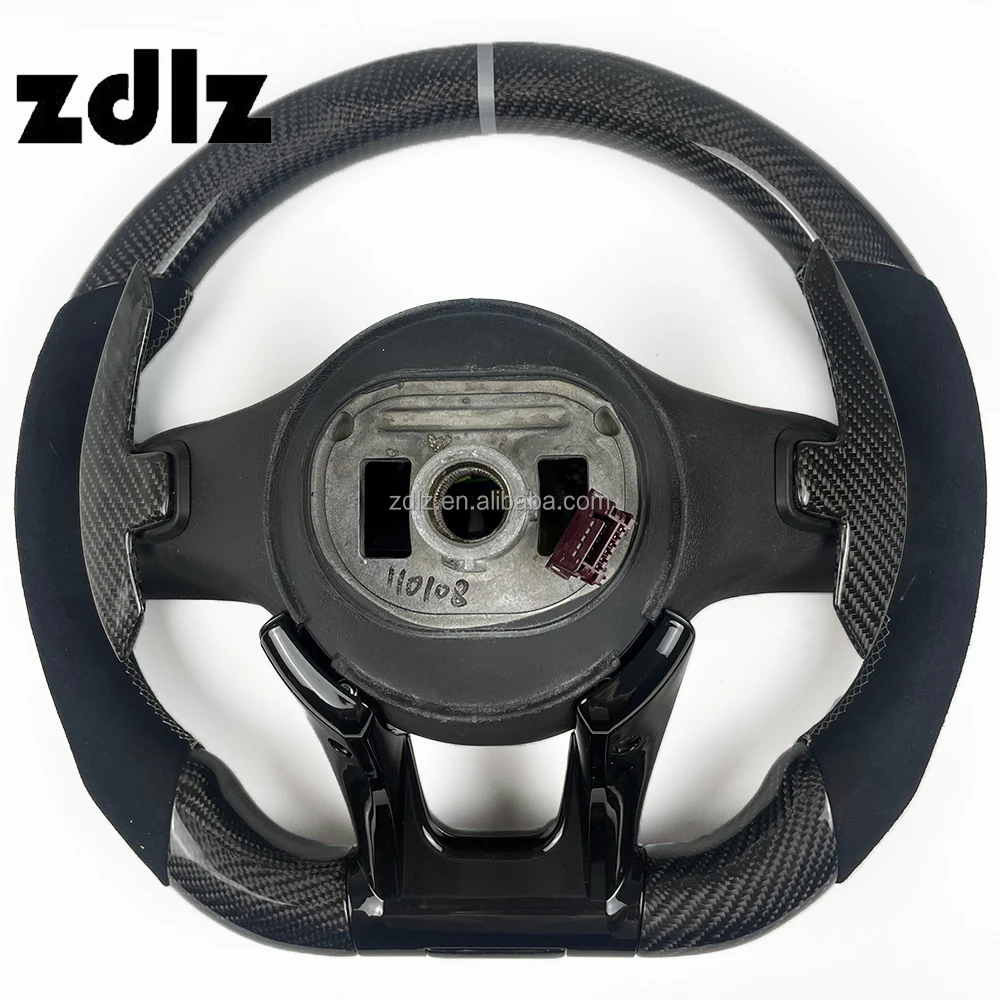 Custom Car Steering Wheel Upgrade Fit for Mercedes Benz AMG W204 W205 cls  w218 Real Carbon Fiber Steering Wheel