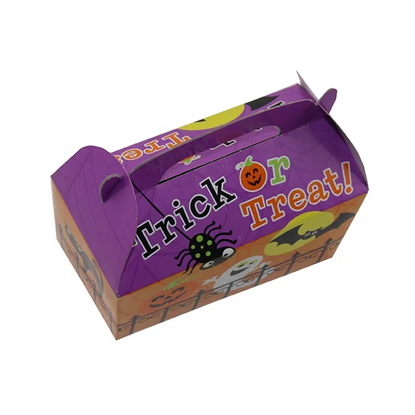 Box Factory Wholesale Custom Logo Recycled Corrugated Oh Holy Night Toys Candy Tricker Treat Gift Paper Box