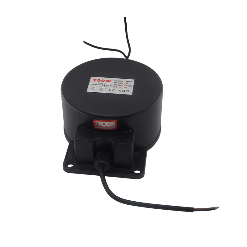 Plastic Case + Pure Copper Coil Material Power Supply Adapter 100W/150W/200W/300W Swimming Pool Light 12v Transformers