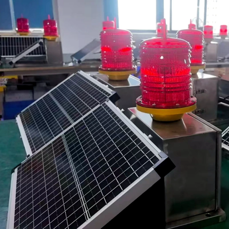 Led Traffic Light Aircraft Towers Medium Intensity Aviation Infrared High Building Beacon Airport Lamp Solar Obstruction Lights