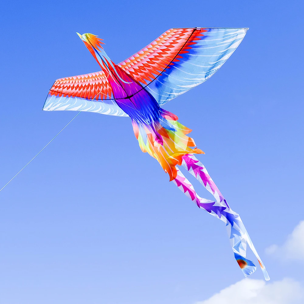 High Quality Hot Sale Phoenix Kite New Design Wholesale Factory Direct Sale Polyester Kites Fiberglass Frame China OEM Customize
