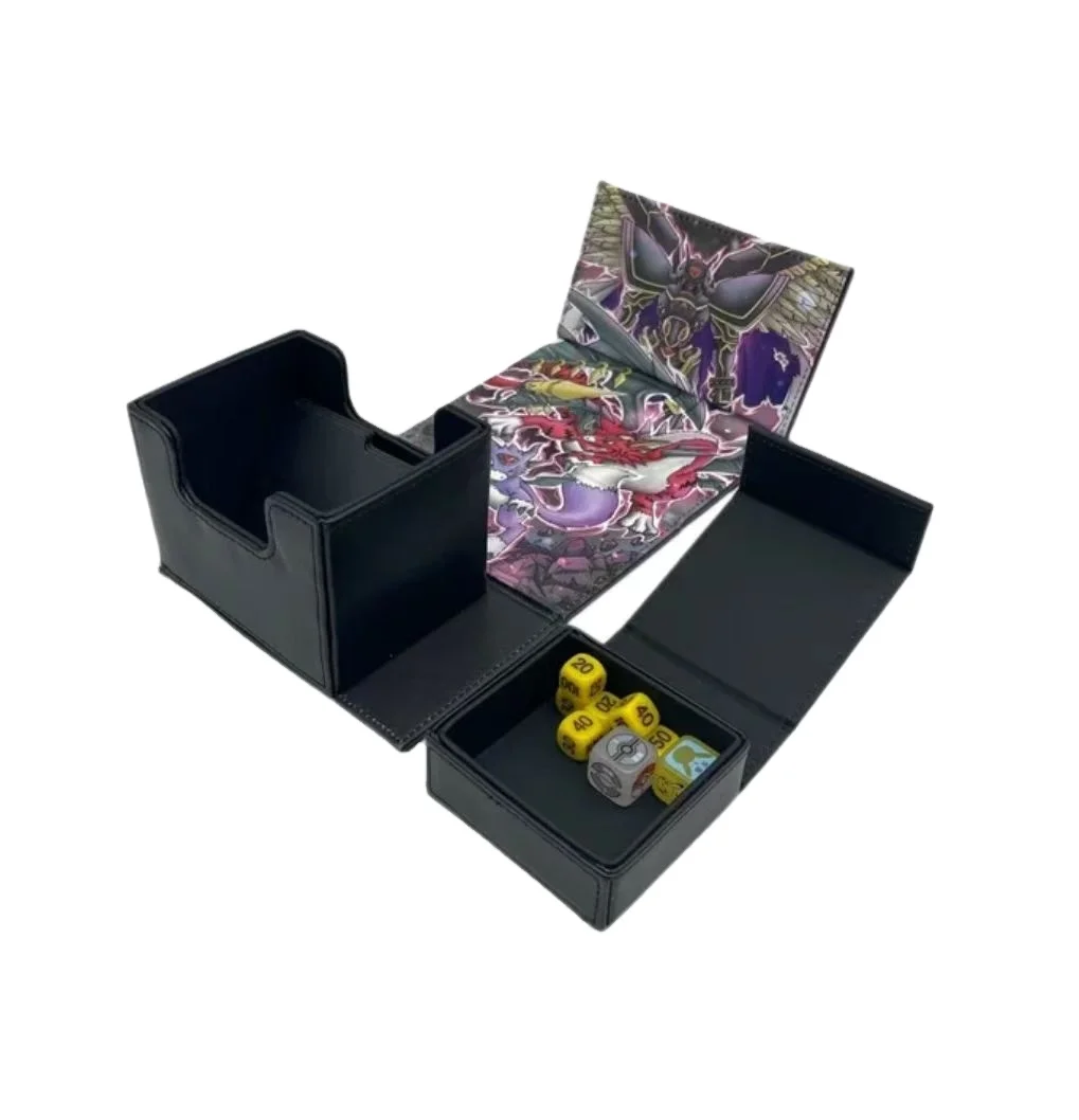 Custom Card Boxes Trading Card Storage Board Game Flip Deck For Customized  100+ Card Collecting Compatible With MTG tcg mtg