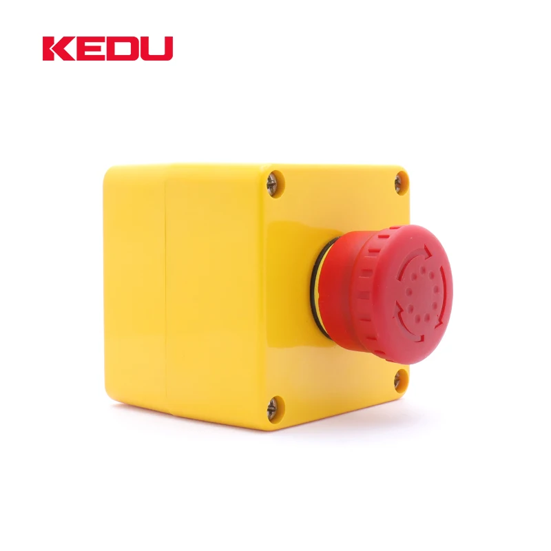 KEDU HY57 high quality emergency stop push button switch box