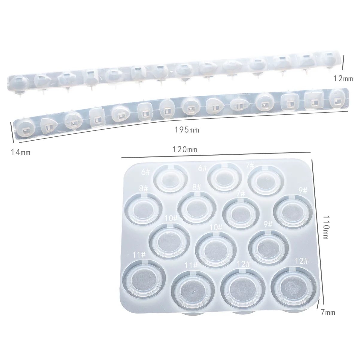 New Product 2023 Popular In China Epoxy Resin Molds Custom Silicon Epoxy Resin Mold Diy Rings Resin Ring Mold