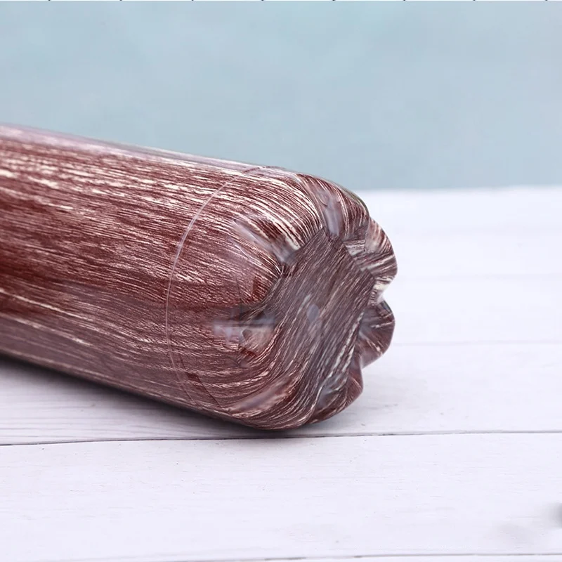 
Eco friendly Vacuum insulated cola shaped wooden pattern stainless steel thermo bottle 