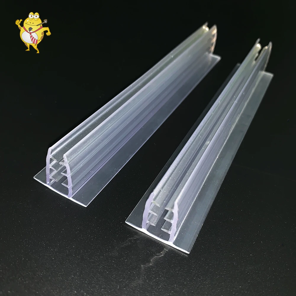 Clear PVC Shelf Price Talker Hinged Soft Grip Wire Basket Sign Holder for Advertising Supermarket