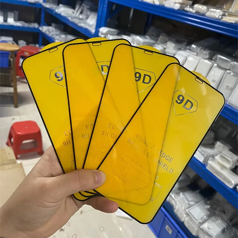 Wholesales Factory 9D tempered glass for techno phantom x screen protector