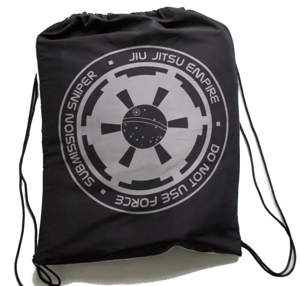 High quality Black color brazilian jiu jitsu gi with custom logo and with bjj gi bag