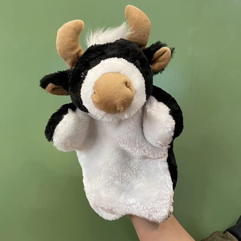 hot selling plush animal hand puppets role play game early educational stuffed animal plush hand puppet kids toy