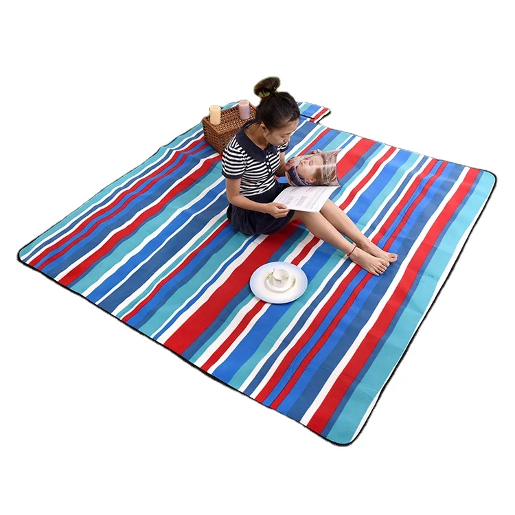 ATAYA outdoor foldable custom recyclable beach waterproof portable camping picnic blanket picnic mat