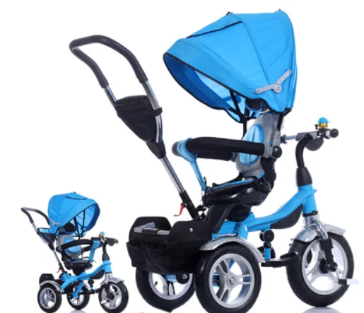 Wholesale Cheap EVA/Air wheel Tricycle Child Tricycle 3 in 1 baby tricycle with seat rotation