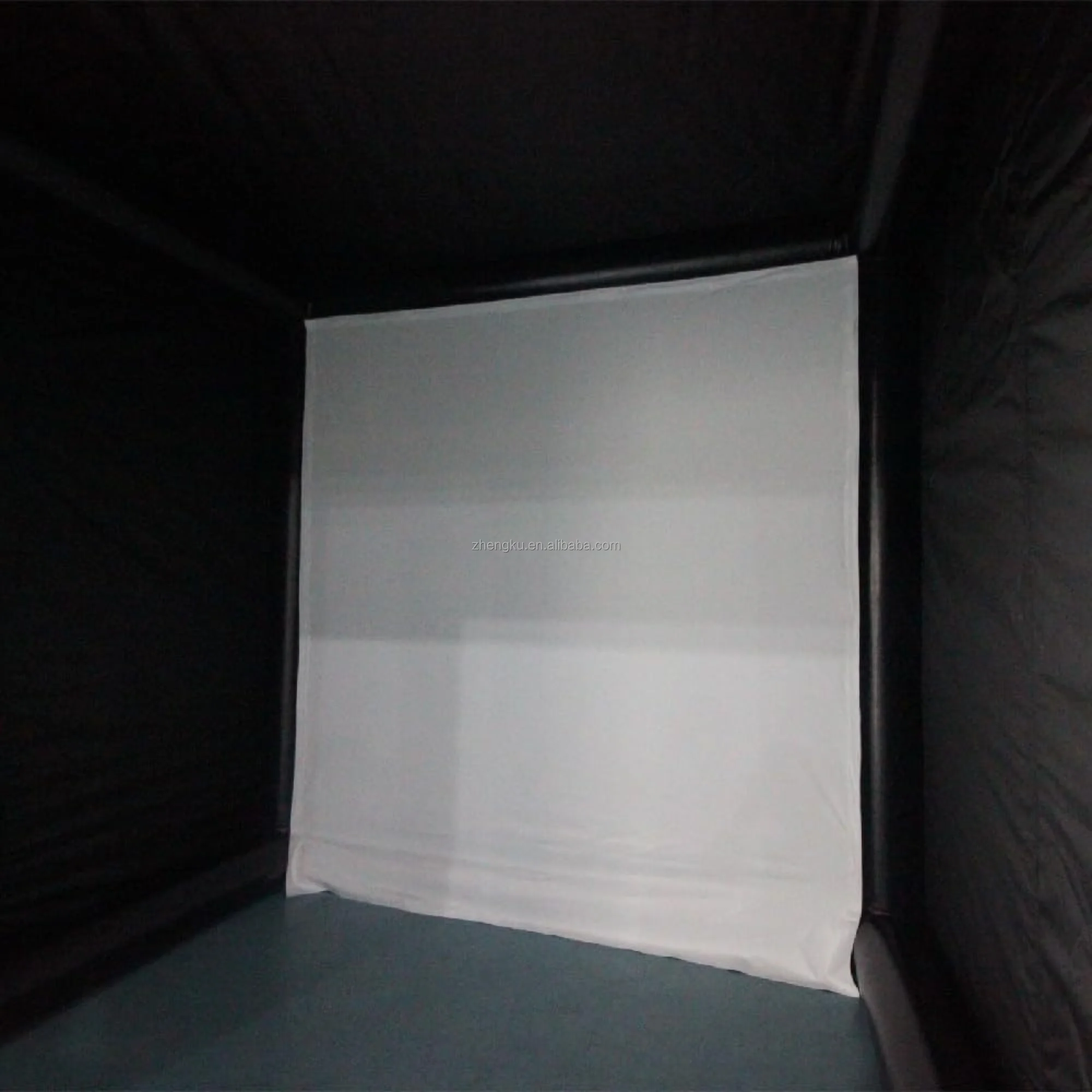 Custom Inflatable Golf Simulator Training Cage Tent Golf Simulator Enclosure with Projection Screen