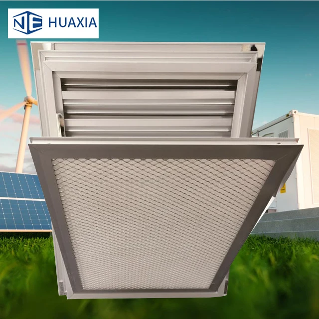 Aluminum alloy screen Ventilation air Vent heat dissipating Louver For Electrical Equipment Cabinet