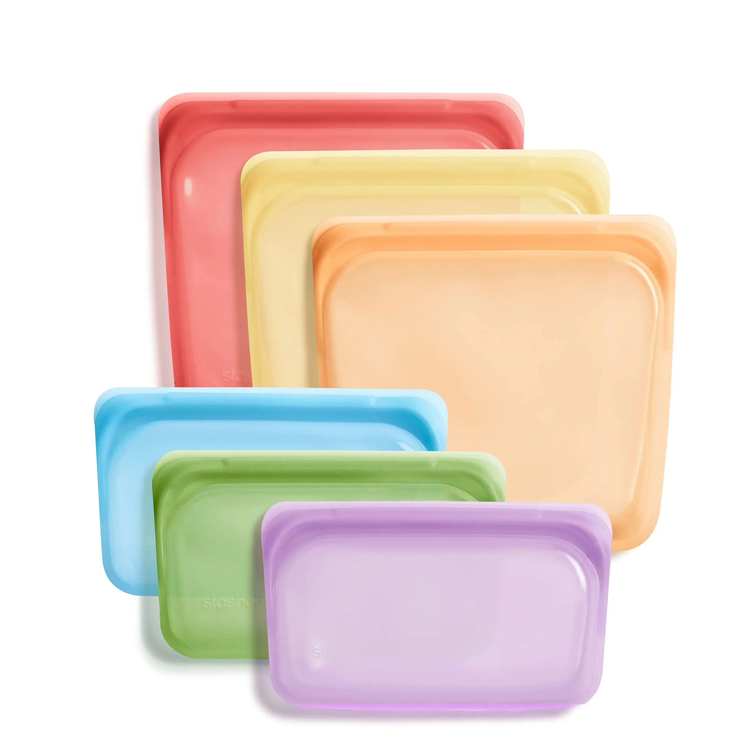 Герметичный силиконовый многоразовый пакет для хранения еды контейнер ланча путешествий макияжа тренажерного зала морозильной камеры