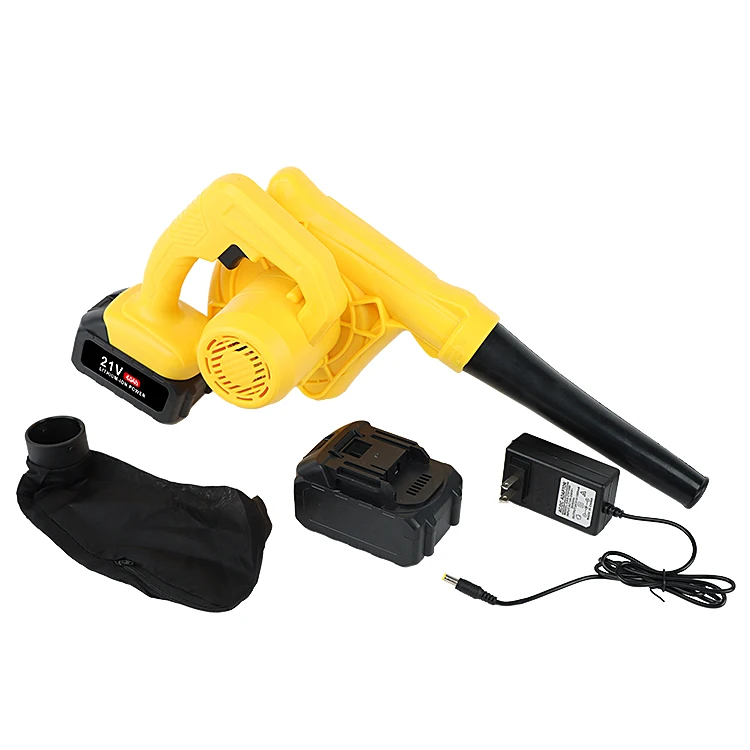21V Battery Mini Small Cleaner Garden Tools Handheld Vacuum Leaf Cordless Blower Electric Air Machine