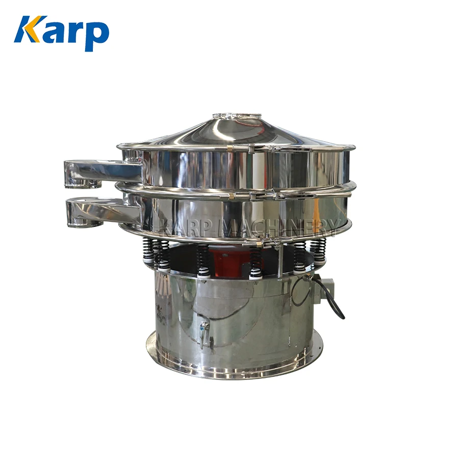 Multi-layers Rotary vibrating sieve Konjac Starch round vibration screen for Powder Granule