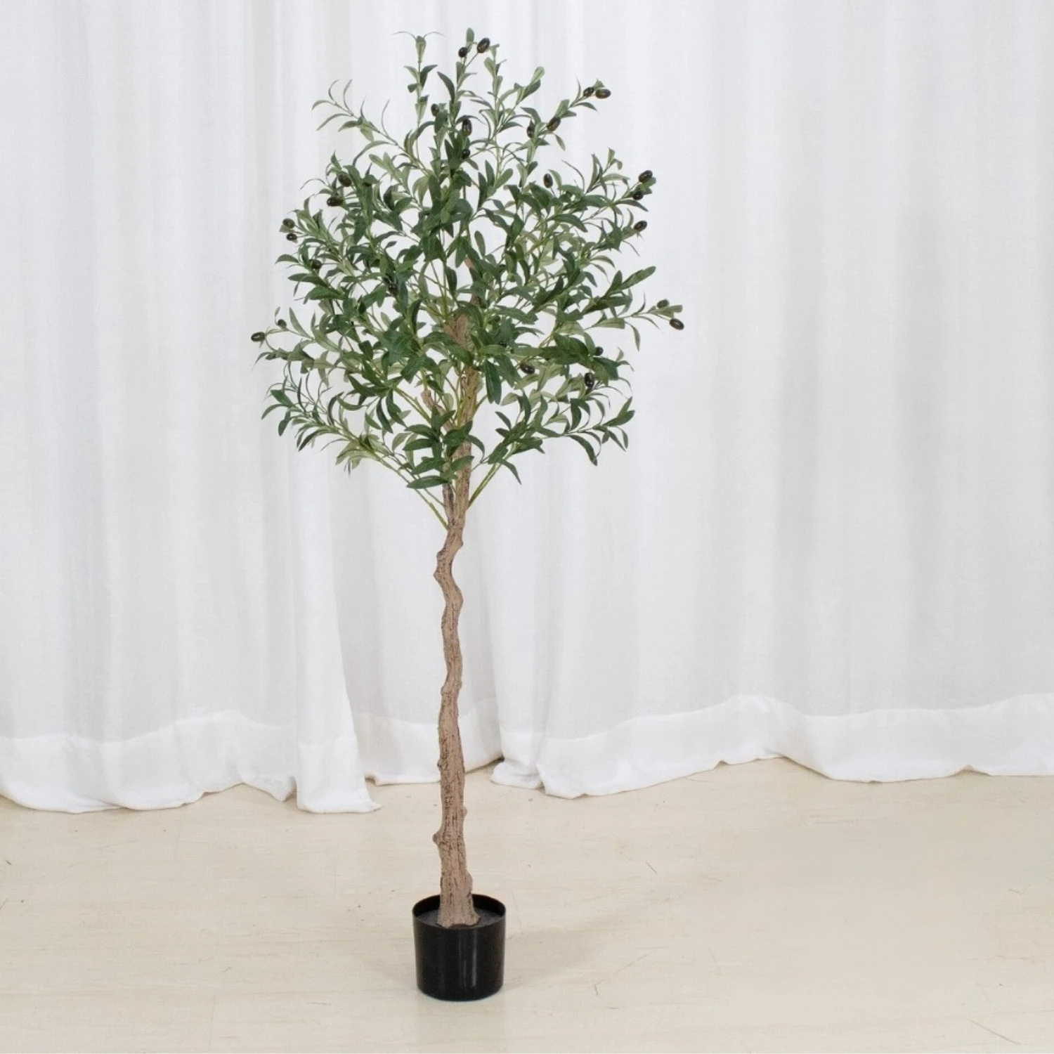 137GL Faux Pot Unique Leaf High-quality Olive Tree Artificial Plant 60-180cm Indoor Home Decor  Artificial Olive Tree
