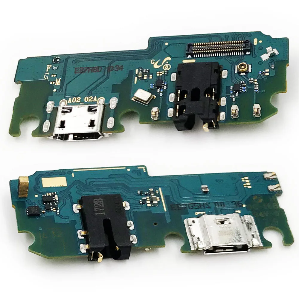 Оригинальный зарядный порт гибкий кабель для Samsung A02 USB док-станция соединитель зарядное устройство запасные