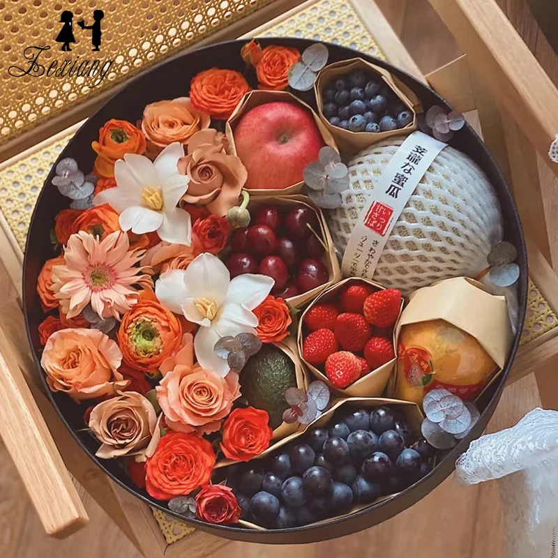 Hot Sale Clear Heart Shaped Flower Box for Fruit Arrangements Luxury Florist Delivery Gift Jewelry