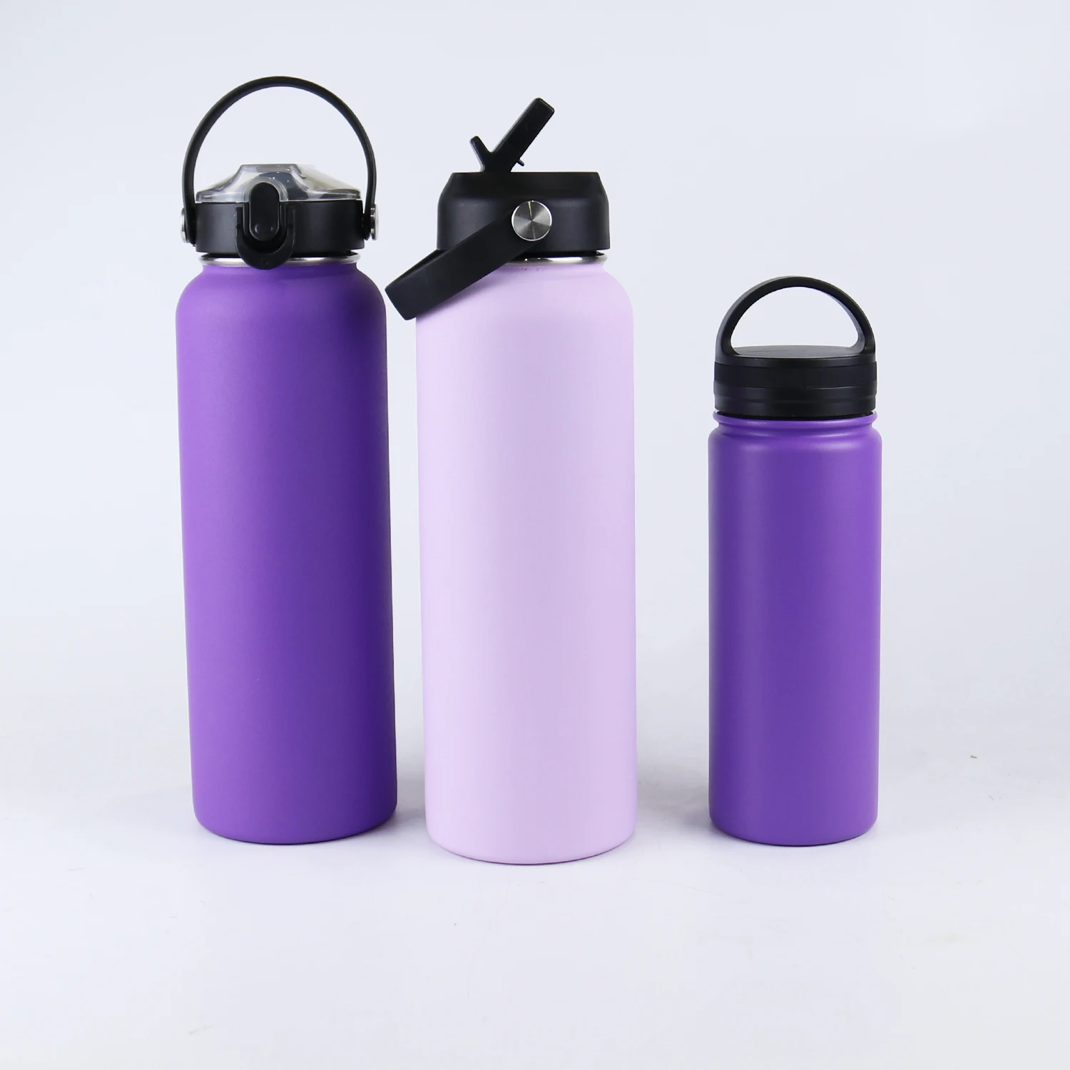 Vitamin Stock Layer Lid New Shape Lid Stainless Steel Double Wall Insulated Thermal Drinking Flask Water Bottle With Inner Layer