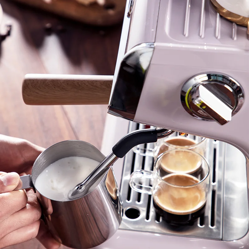 Pressure Gauge Steam Bean to Cup Grinder Automatic Espresso Coffee Machines Electric ABS Cappuccino Machine Capuchino Machine