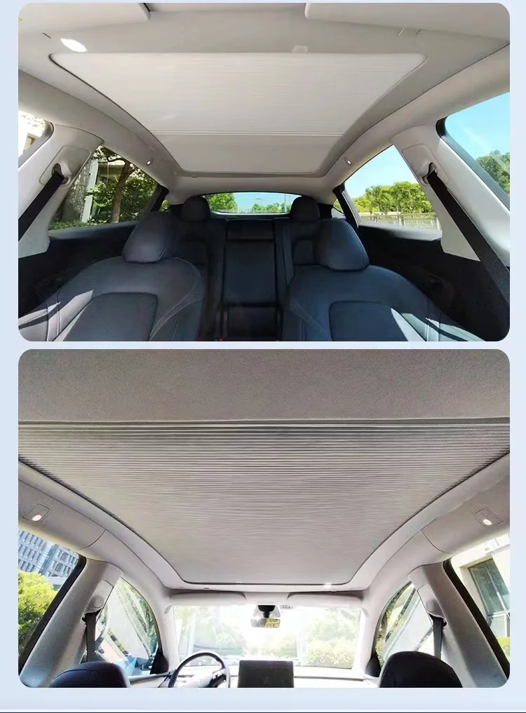Верхний стеклянный навес для крыши Tesla Model Y 2023