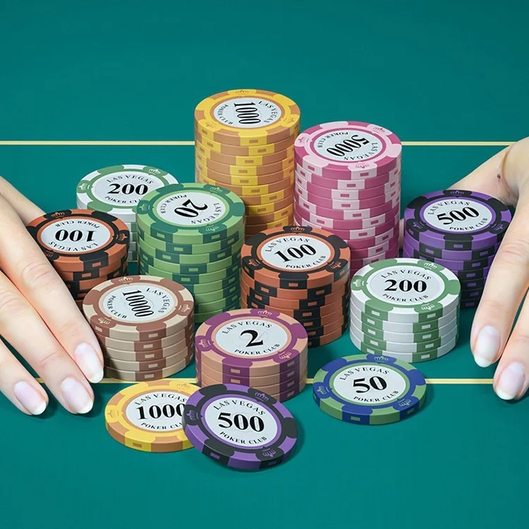 Wholesale High Quality Custom Made Poker Chips Clay Poker Casino Chips 40mm Manufacturing Poker Chips
