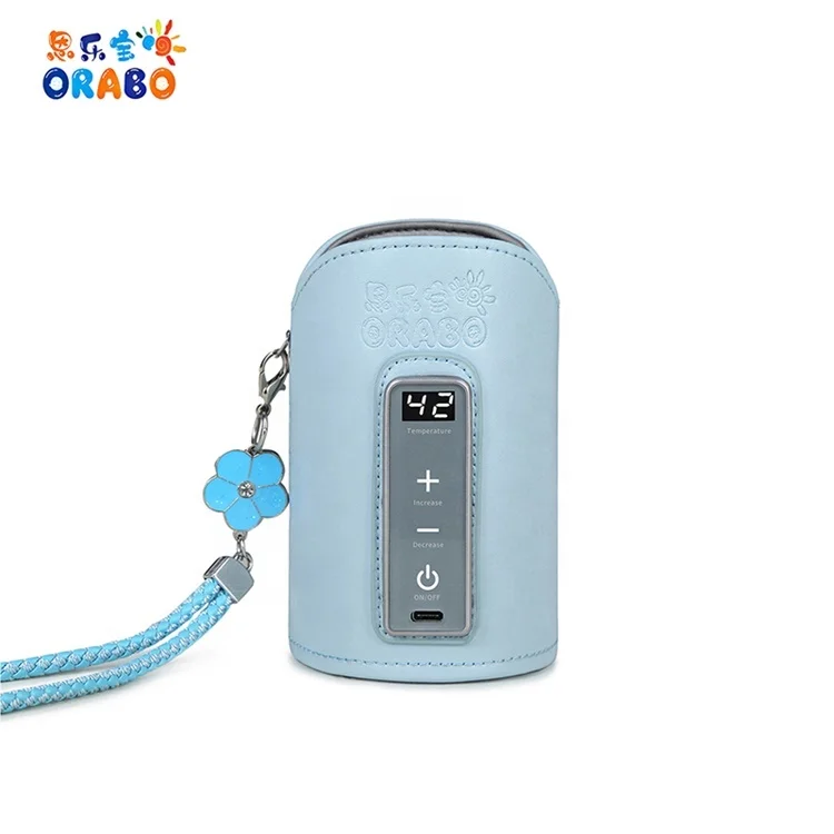 
Smart bottle thermostat milk jacket heating travel portable baby bottle instant milk powder box 