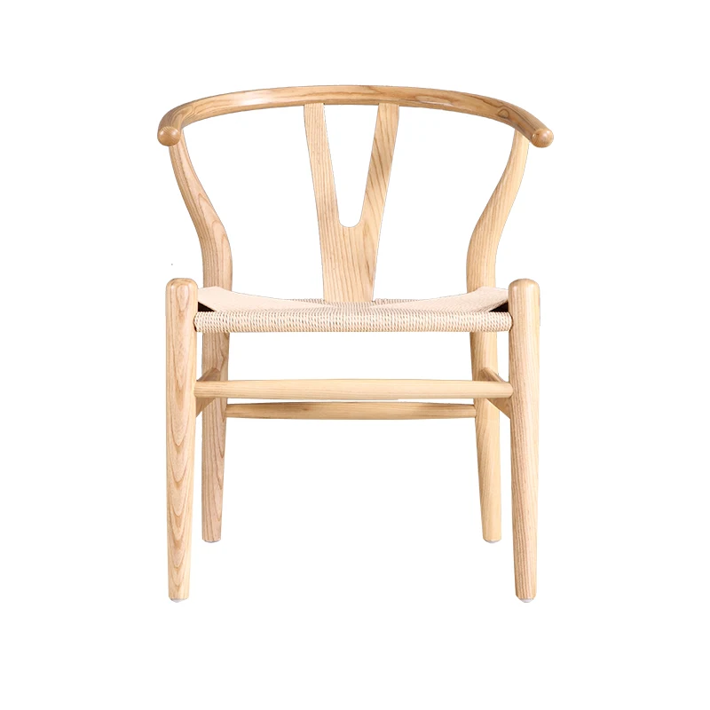 Simple Design Restaurant Furniture Wooden Dining Chair Creative Y shape Chair Wishbone Chair