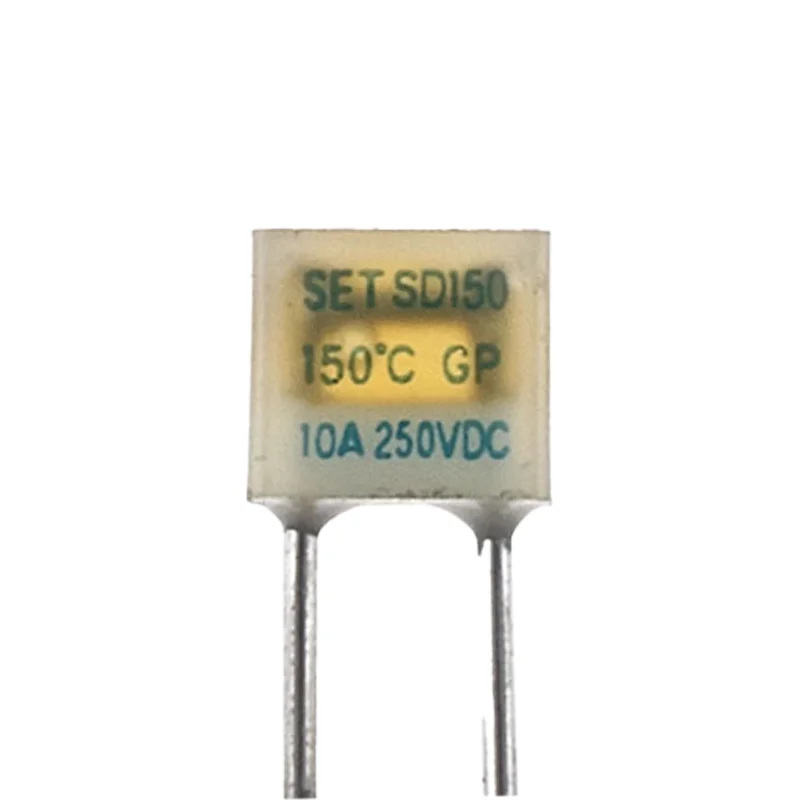 102 degrees to 150 degrees Radial installation Thermal Fuse 10A 125VDC temperature fuse  10A 125V Thermal Fuse